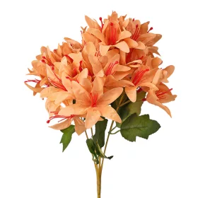 Hodvábna kytica, 5 stoniek, 29cm vysoká - Béžová