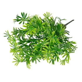 Dekoratívny krík, 7 stoniek, 34cm vysoký - Svetlozelený