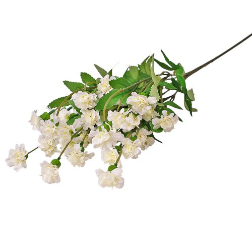 Záhradný klinček na stonke, 70cm vysoký - Biela