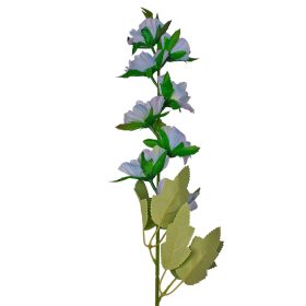 Kvitnúca hodvábna vetva, 76cm vysoká - Svetlomodrá