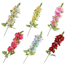 Kvitnúca hodvábna vetva, 76cm vysoká - 48-kusový mix