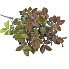   Eukalyptusový zväzok, 7 stoniek, výška 34cm - Zelená / Fialová