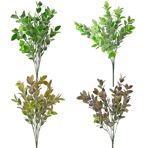 Eukalyptusový zväzok, 7 stoniek, výška 34cm - 60-kusový mix