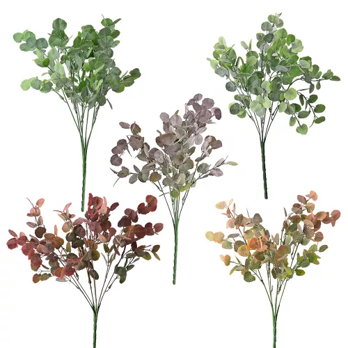 Eukalyptusový zväzok, 7 stoniek, výška 34cm - 60-kusový mix