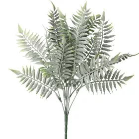   Papraďový zväzok, 7 stoniek, výška 41cm - Zelená / Biela