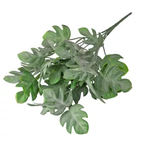   Monstera umelá rastlina, zväzok, 5 stoniek, výška 35cm - Tmavozelená