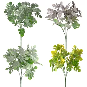   Monstera umelá rastlina, zväzok, 5 stoniek, výška 35cm - 60-kusový mix