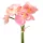 Real touch orchidea zväzok, 6 stoniek, výška 33cm - Ružová