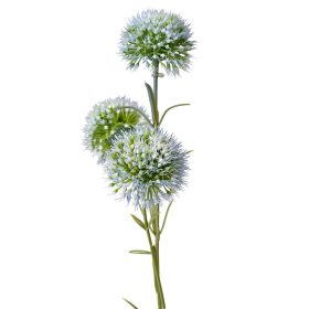 Dekoračná umelá rastlina, 1 stonka, výška 46cm - Modrá