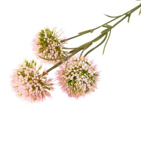   Dekoračná umelá rastlina, 1 stonka, výška 46cm - Svetloružová