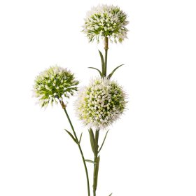 Dekoračná umelá rastlina, 1 stonka, výška 46cm - Ecru