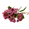 Zväzok hodvábnych kvetov s drobnými kvetmi, výška 28cm - Fialová