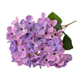 Hortenzia hodvábny zväzok, výška 34cm - Levanduľová