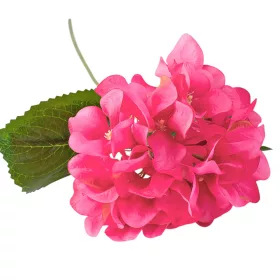 Hortenzia hodvábny zväzok, výška 60cm - Cyklámenová