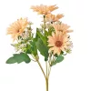Gerbera hodvábny zväzok, výška 29cm - Krémová