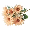 Gerbera hodvábny zväzok, výška 29cm - Krémová