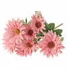 Gerbera hodvábny zväzok, výška 29cm - Ružová