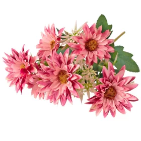 Gerbera hodvábny zväzok, výška 29cm - Tmavoružová