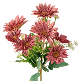 Gerbera hodvábny zväzok, výška 29cm - Bordová