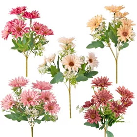 Gerbera hodvábny zväzok, výška 29cm - 48-kusový mix