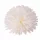 Chryzantéma hodvábna hlava, priemer 21cm - Biela