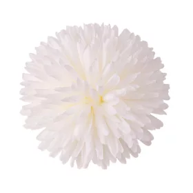 Chryzantéma hodvábna hlava, priemer 21cm - Biela