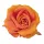 Ruža hodvábna hlava, priemer 9cm - Oranžová