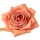 Ruža hodvábna hlava, priemer 9cm - Oranžová