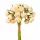 Zväzok hodvábnych kvetov Buttercup, 24 hláv, výška 28cm - Krémová