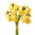Zväzok hodvábnych kvetov Buttercup, 24 hláv, výška 28cm - Citrónovožltá