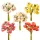 Zväzok hodvábnych kvetov Buttercup, výška 28cm - 24-kusový mix