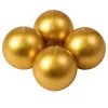 Adventná sada guľatých sviečok, 8cm - Metalická zlatá