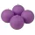 Adventná sada guľatých sviečok, 8cm - Matná fialová