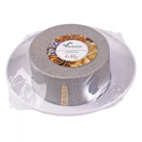   Ciotola midi DIY - suchá aranžérska pena v bielej miske, Ø 19 (Ø 12) x 6cm