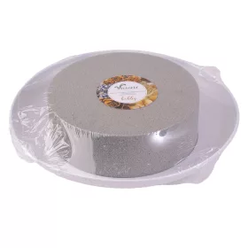   Ciotola maxi DIY - suchá aranžérska pena v bielej miske, Ø 27 (Ø 17) x 8cm