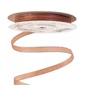 Organza stuha 6mm x 20m - Púdrovo béžová