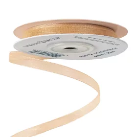 Organza stuha 6mm x 20m - Béžová zlatá