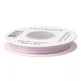 Organza stuha 6mm x 20m - Levanduľová