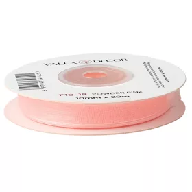 Organza stuha 10mm x 20m - Púdrovo ružová