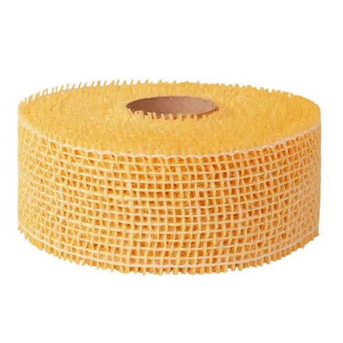 Jutová stuha 5cm x 9m - Krémová