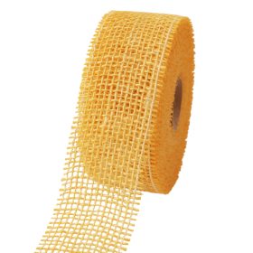 Jutová stuha 5cm x 9m - Krémová