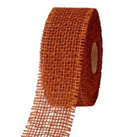 Jutová stuha 5cm x 9m - Svetlohnedá