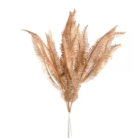   Papraďový dekoratívny zväzok, 8 stoniek, 33 cm vysoká - Zlatý