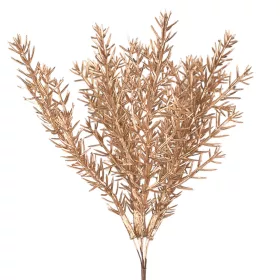   Borievkový dekoratívny zväzok, 6 stoniek, 24 cm vysoká - Zlatý