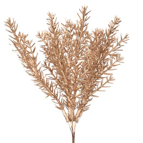 Borievkový dekoratívny zväzok, 6-stonkový, výška 24 cm – Zlatý