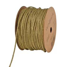 Dekoračná šnúrka 2 mm x 25 m - Metalická zlatá