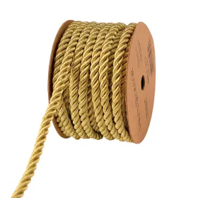 Dekoračná šnúrka 5 mm x 5 m - Metalická zlatá