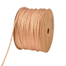 Dekoračná šnúrka 2 mm x 25 m - Lesklá šampanská