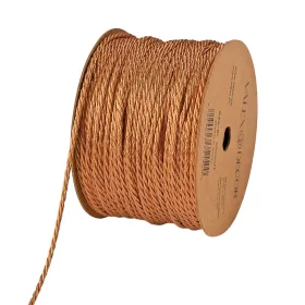 Dekoračná šnúrka 2 mm x 25 m - Lesklá bronzová