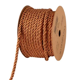 Dekoračná šnúrka 3 mm x 10 m - Lesklá bronzová